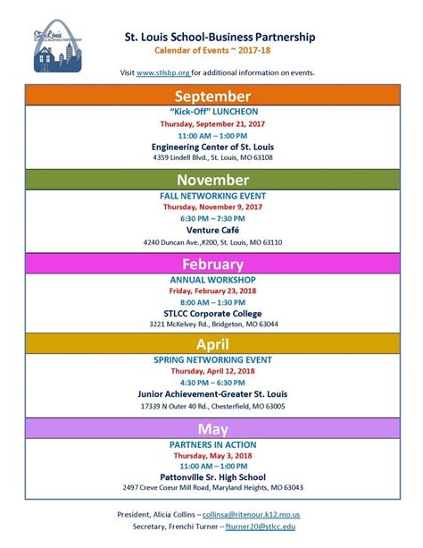 st louis calendar of events.